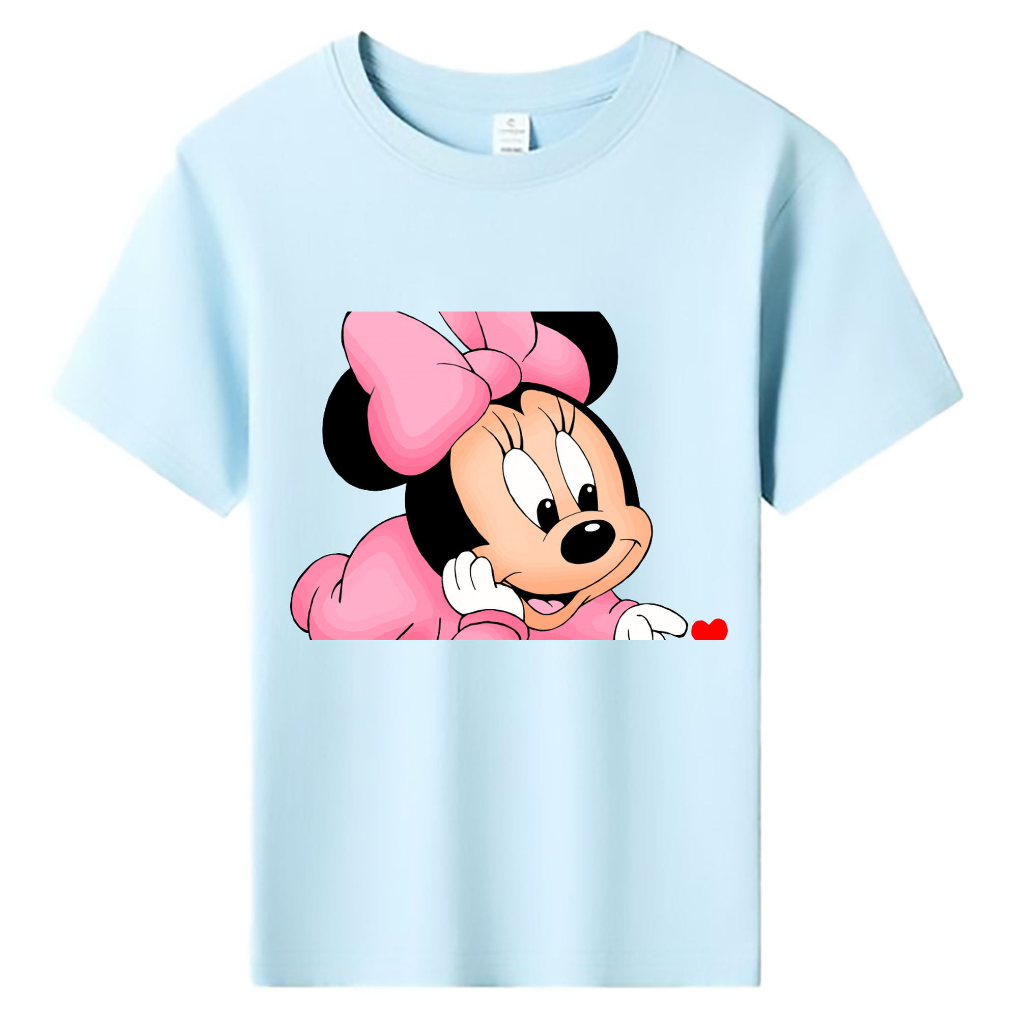 ミッキーマウス Mickey Mouse 綿100％キッズTシャツ（フロントプリント）